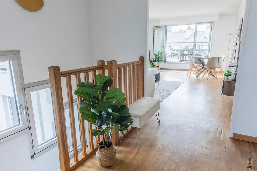 Magnificient Terrace 6 Pers Flat Apartment Paris