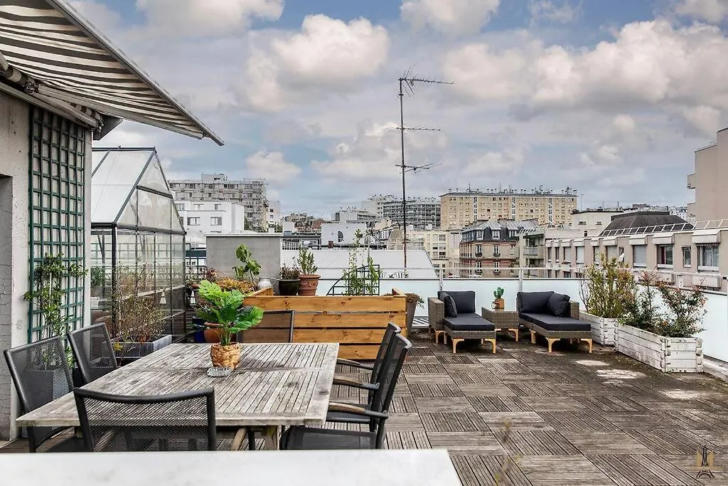 Magnificient Terrace 6 Pers Flat Apartment Paris