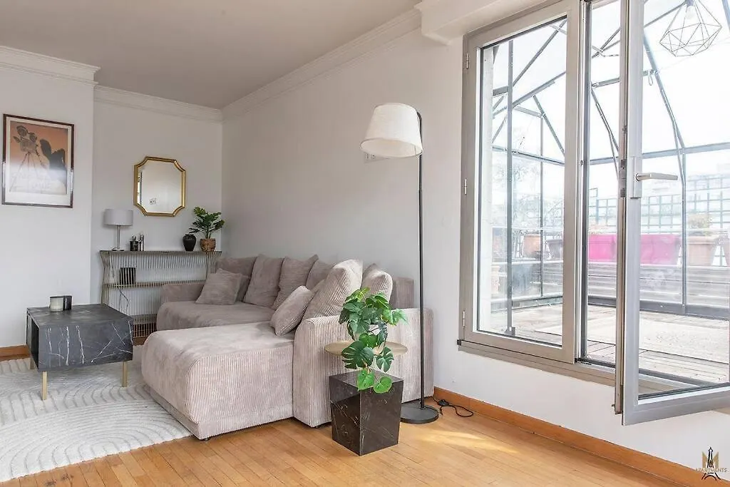 Magnificient Terrace 6 Pers Flat Apartment Paris