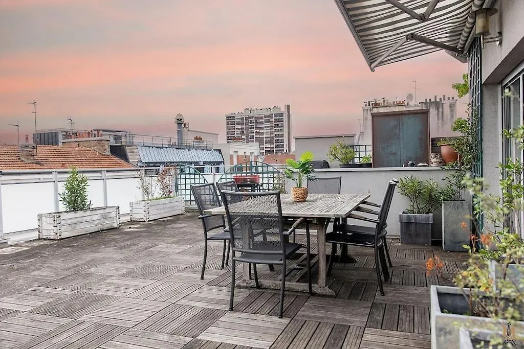 Magnificient Terrace 6 Pers Flat Apartment Paris