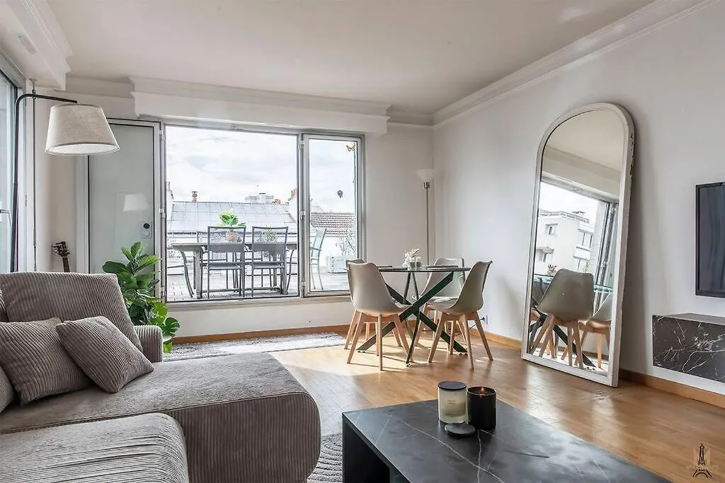 Magnificient Terrace 6 Pers Flat Apartment Paris