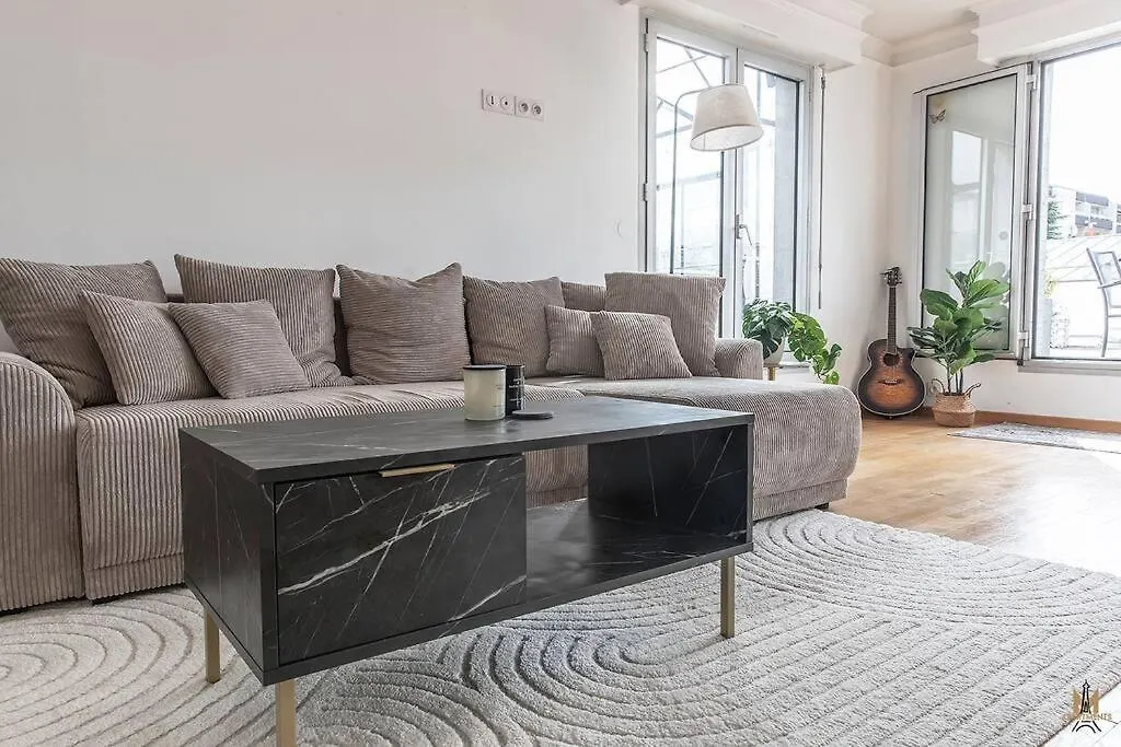 Magnificient Terrace 6 Pers Flat Apartment Paris