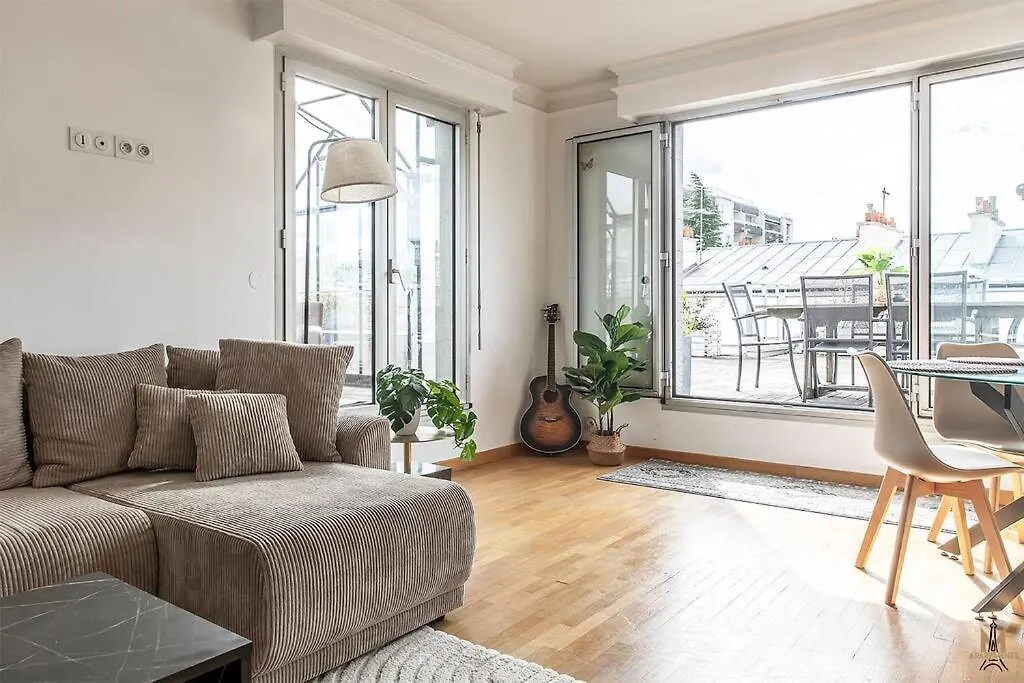 Magnificient Terrace 6 Pers Flat Apartment Paris